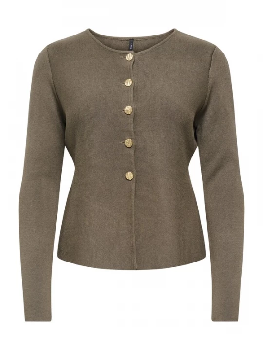 Foto van product ONLY Gebreid vest bruin