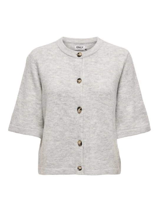 Foto van product ONLY Gebreid vest 'ONLCamilla' grijs gemêleerd