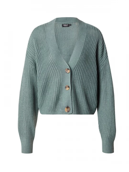 Foto van product ONLY Gebreid vest 'ONLCAROL' groen