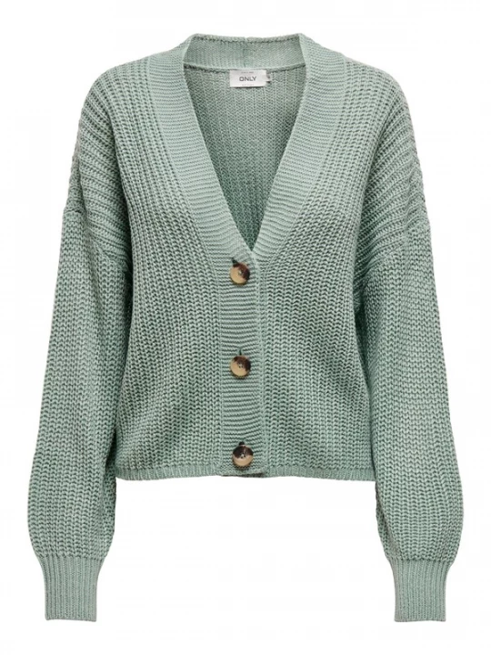 Foto van product ONLY Gebreid vest 'ONLCarol' mintgroen