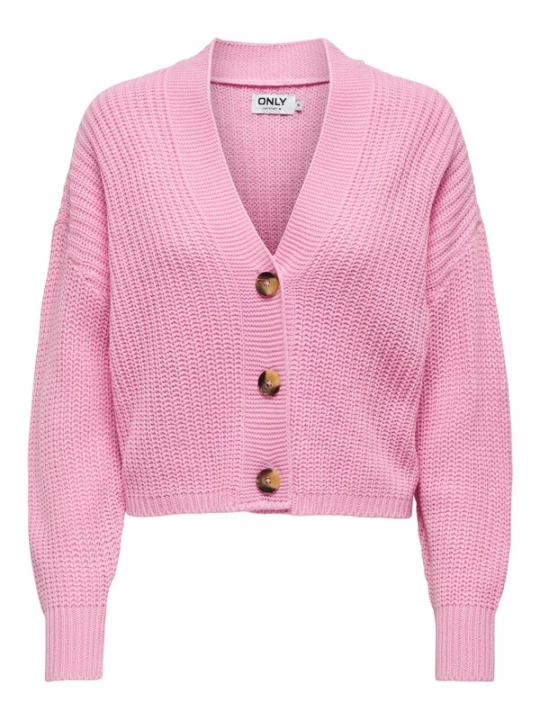 Foto van product ONLY Gebreid vest 'ONLCarol' rosa