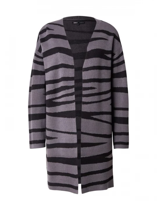 Foto van product ONLY Gebreid vest 'ONLFRIDA' donkergrijs / zwart
