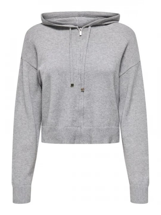 Foto van product ONLY Gebreid vest 'ONLKatia' grijs gemêleerd