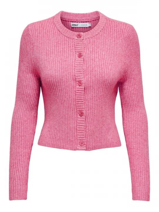 Foto van product ONLY Gebreid vest 'ONLKATIA' pitaja roze