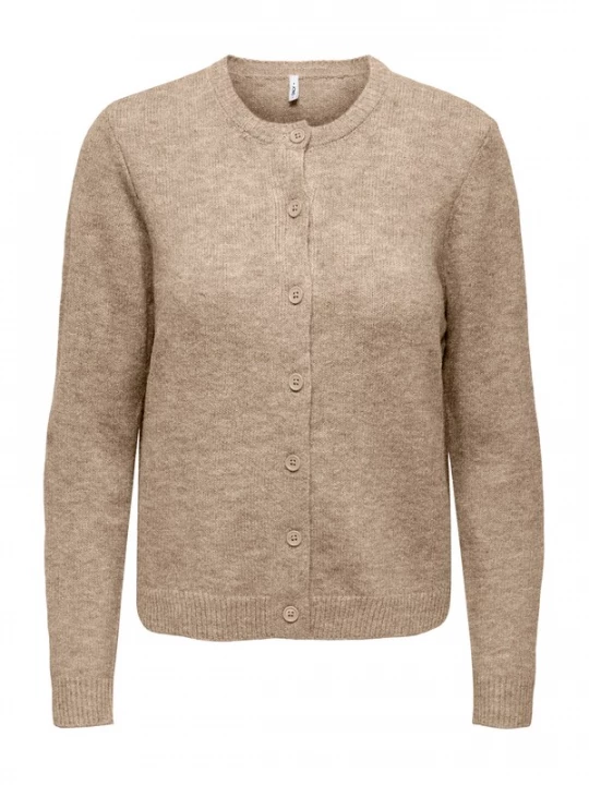 Foto van product ONLY Gebreid vest 'ONLLANO' beige gemêleerd