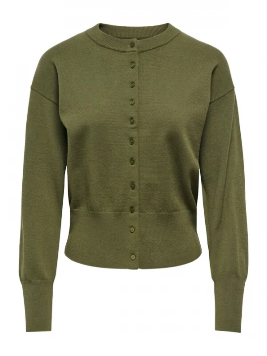 Foto van product ONLY Gebreid vest 'ONLMIO' olijfgroen