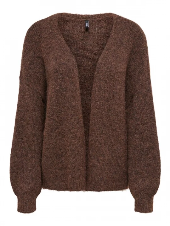 Foto van product ONLY Gebreid vest 'ONLNellie' donkerbruin