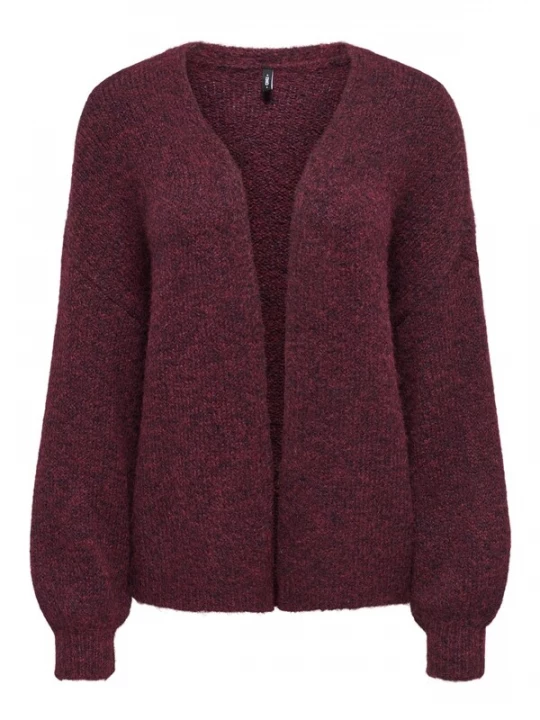 Foto van product ONLY Gebreid vest 'ONLNellie' wijnrood