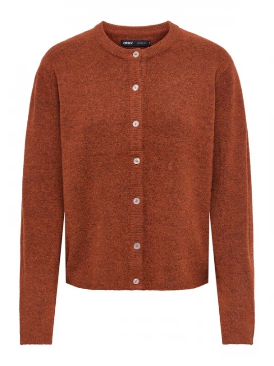 Foto van product ONLY Gebreid vest 'ONLSimoni' roestrood
