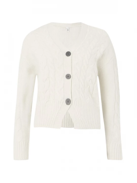 Foto van product ONLY Gebreid vest 'RIO' lichtbeige