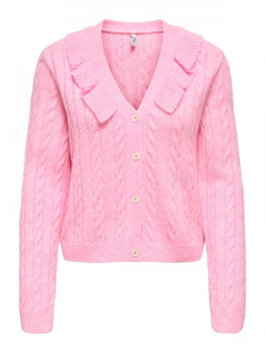Foto van product ONLY Gebreid vest rosa