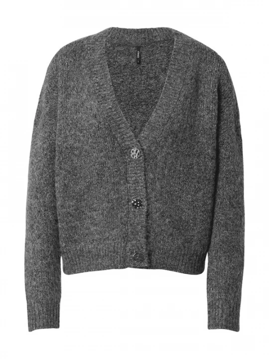 Foto van product ONLY Gebreid vest 'ZOEY' donkergrijs
