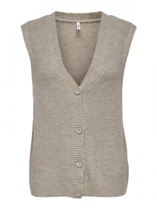 Foto van product ONLY Gebreide bodywarmer 'ONLJane' grijs