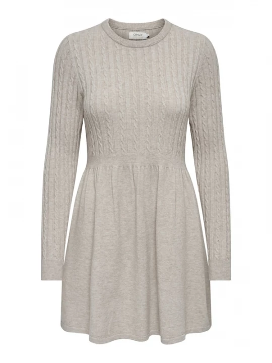 Foto van product ONLY Gebreide jurk 'ONLFia' beige gemêleerd