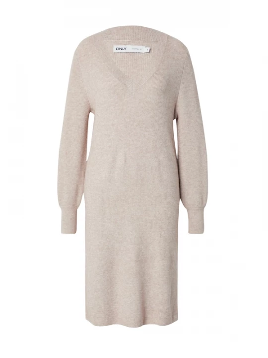 Foto van product ONLY Gebreide jurk 'ONLKatia' lichtbeige