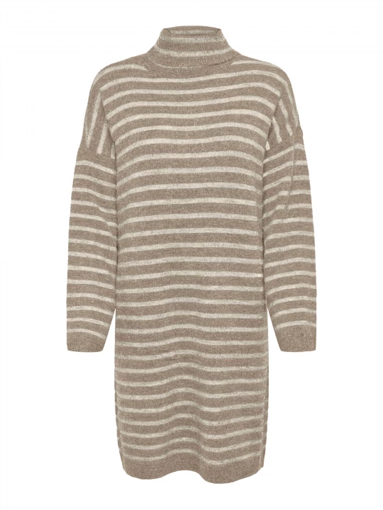 Foto van product ONLY Gebreide jurk 'ONLTALIO' donkerbeige / wolwit