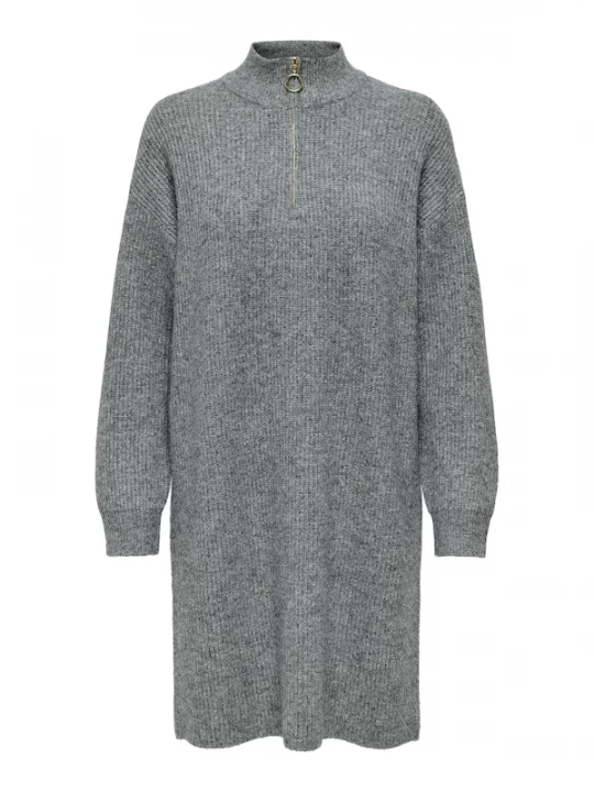 Foto van product ONLY Gebreide jurk 'ONLTokyo' donkergrijs