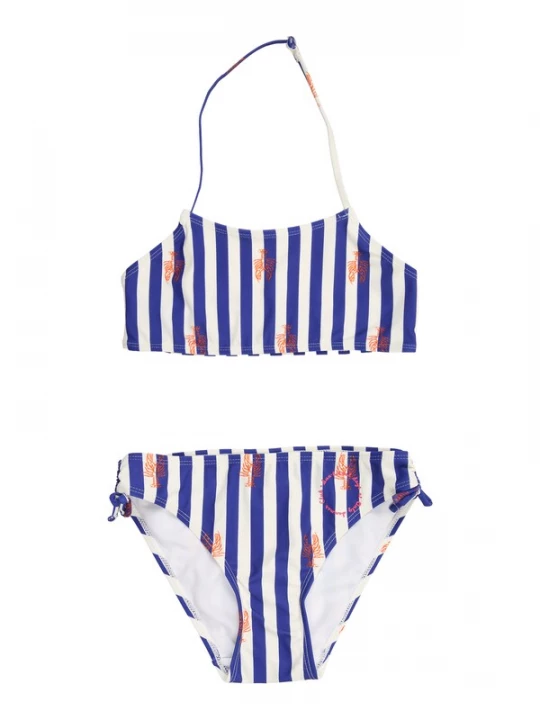 Foto van product ONLY GIRLS Bikini 'KOGHOLIDAY' beige / donkerblauw / oranje