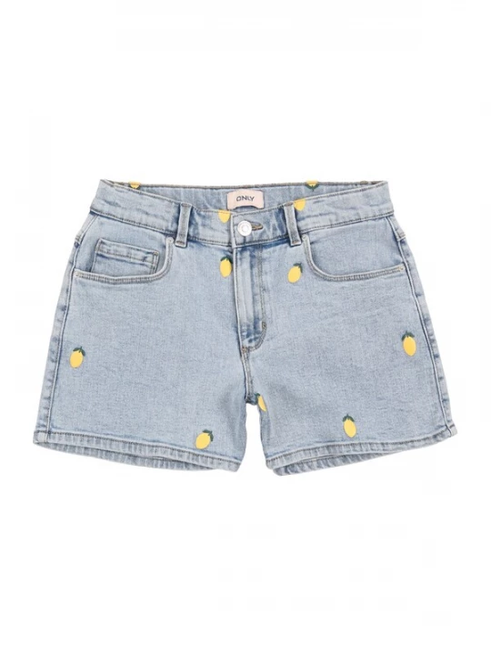 Foto van product ONLY GIRLS Jeans 'KOGBLAIR' blauw denim / geel