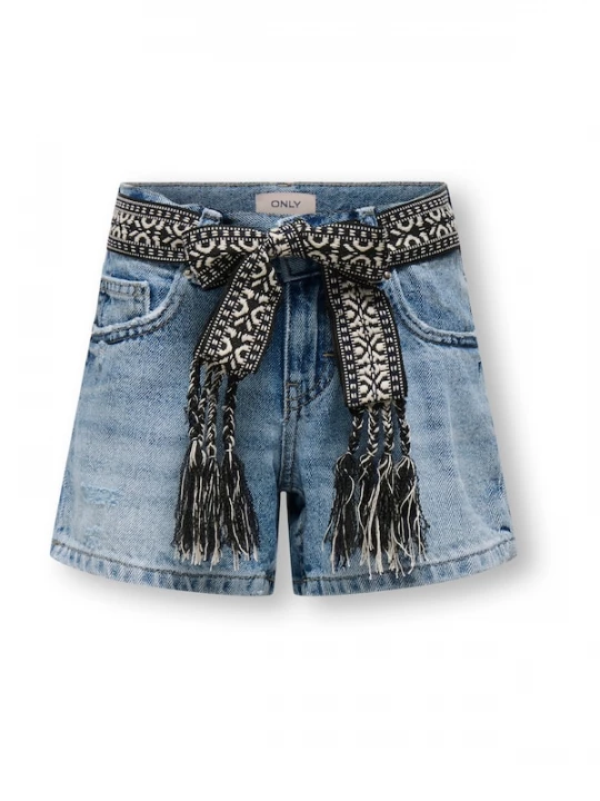Foto van product ONLY GIRLS Jeans 'KOGElla' blauw denim / zwart / wit