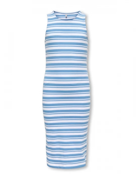 Foto van product ONLY GIRLS Jurk 'KOGBELFAST' hemelsblauw / wit