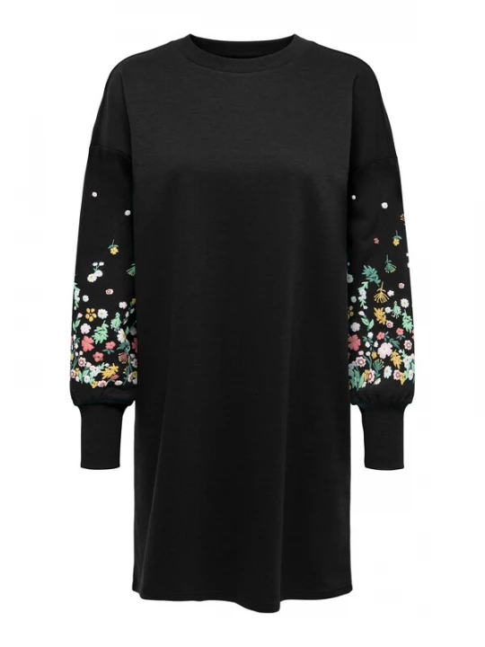 Foto van product ONLY GIRLS Jurk 'KOGBrooke' spar / lichtgroen / zwart / wit