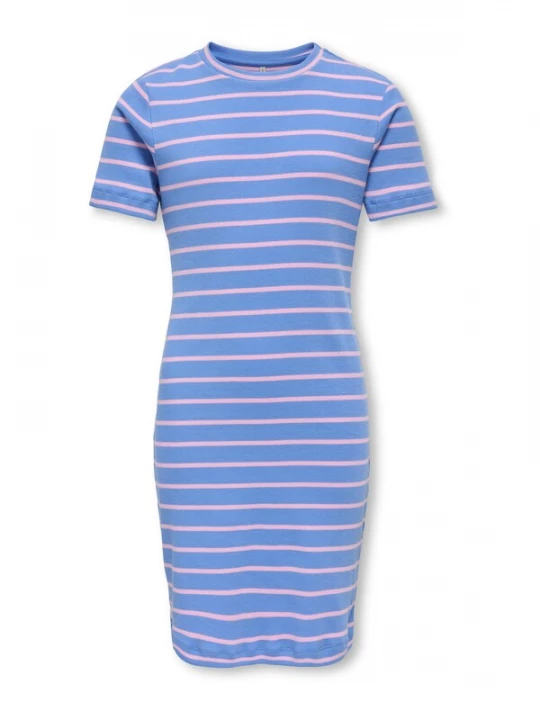 Foto van product ONLY GIRLS Jurk 'KOGKENYA' blauw / rosa