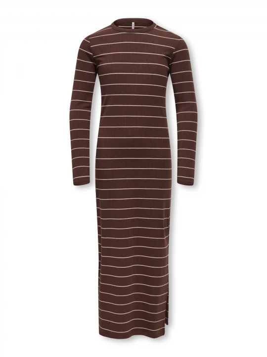Foto van product ONLY GIRLS Jurk 'KOGLUPE KENYA' bruin / wit