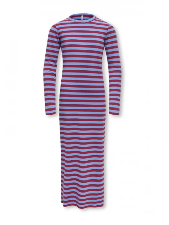 Foto van product ONLY GIRLS Jurk 'KOGLUPE KENYA' lichtblauw / cranberry