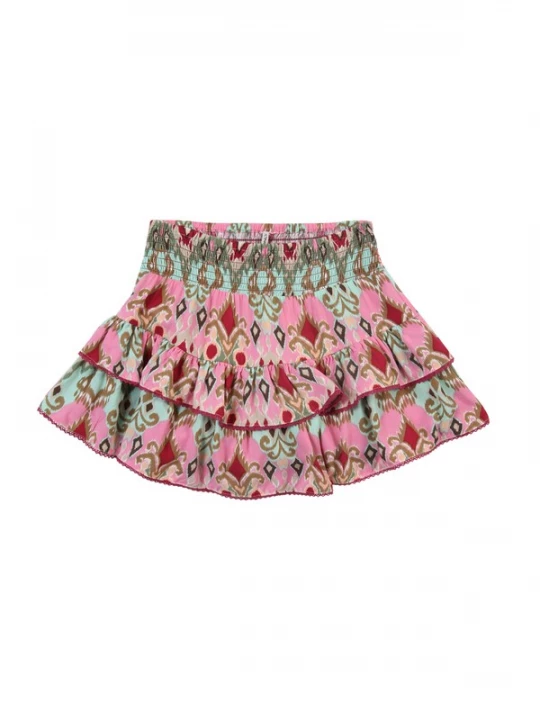 Foto van product ONLY GIRLS Rok 'KOGGlow' olijfgroen / mintgroen / rosa / bourgogne