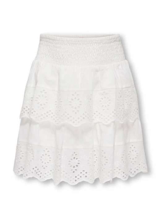 Foto van product ONLY GIRLS Rok 'KOGLou' wit