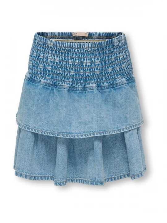Foto van product ONLY GIRLS Rok 'Kogpaula' blauw denim