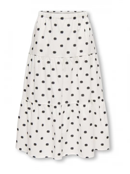 Foto van product ONLY GIRLS Rok 'KOGSweta' zwart / wit
