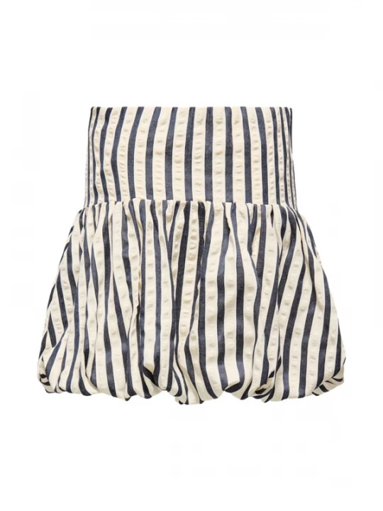 Foto van product ONLY GIRLS Rok 'Milani' crème / zwart gemêleerd / wit