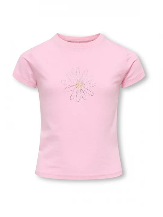 Foto van product ONLY GIRLS Shirt goudgeel / pastellila / zilver