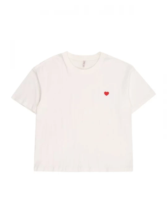 Foto van product ONLY GIRLS Shirt knalrood / wit