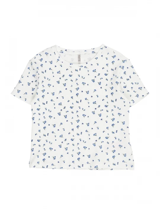 Foto van product ONLY GIRLS Shirt 'KOGBella' hemelsblauw / donkerblauw / spar / wit