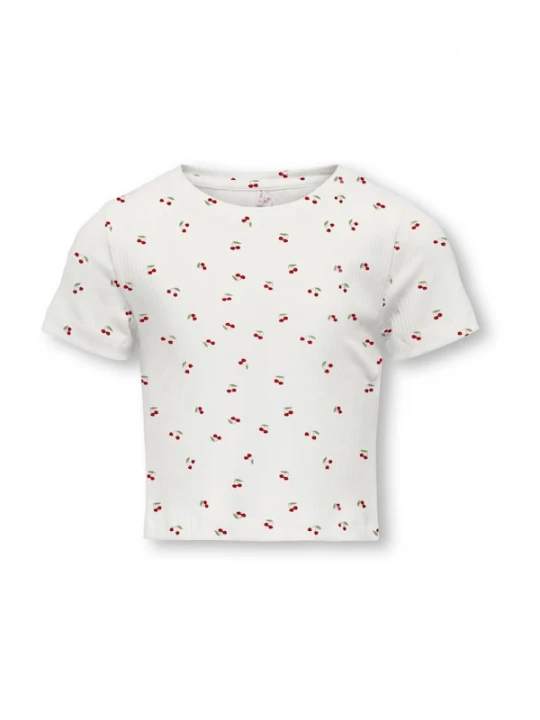 Foto van product ONLY GIRLS Shirt 'KOGBELLA' pastelgroen / rood / wit