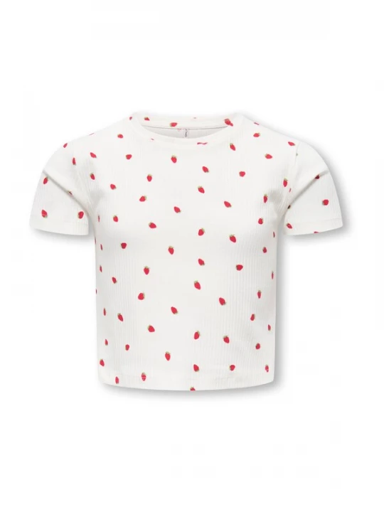Foto van product ONLY GIRLS Shirt 'KOGBella' rood / wit