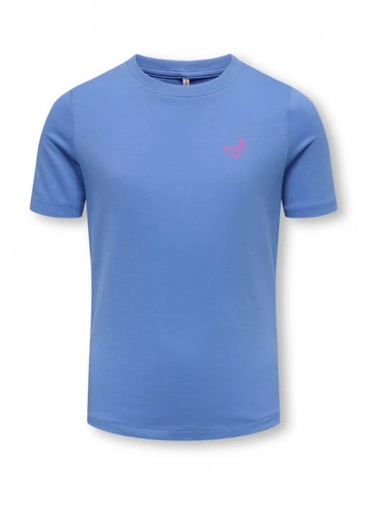 Foto van product ONLY GIRLS Shirt 'KOGBOLETTE' saffier / geel / pink / wit