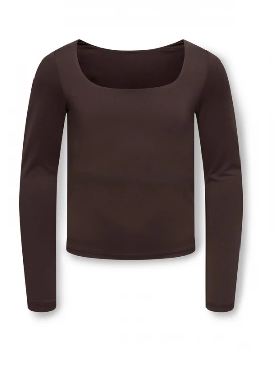 Foto van product ONLY GIRLS Shirt 'KOGEA' donkerbruin