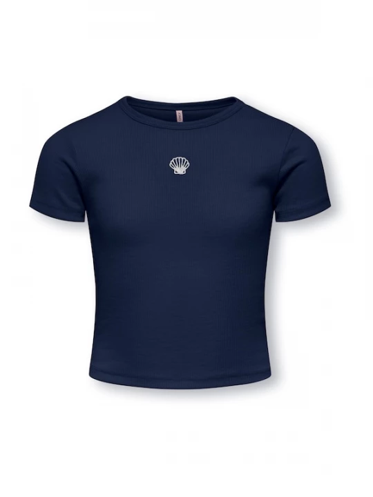 Foto van product ONLY GIRLS Shirt 'KOGELVA JUNE' donkerblauw / wit