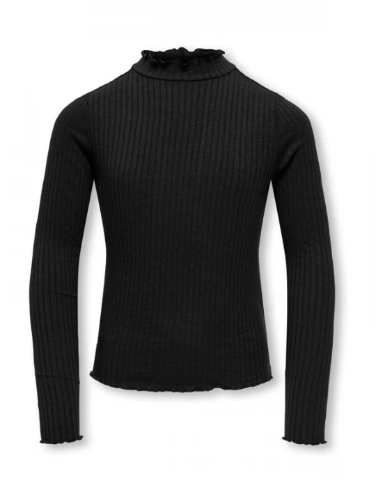 Foto van product ONLY GIRLS Shirt 'KOGFRANSISKA' zwart gemêleerd