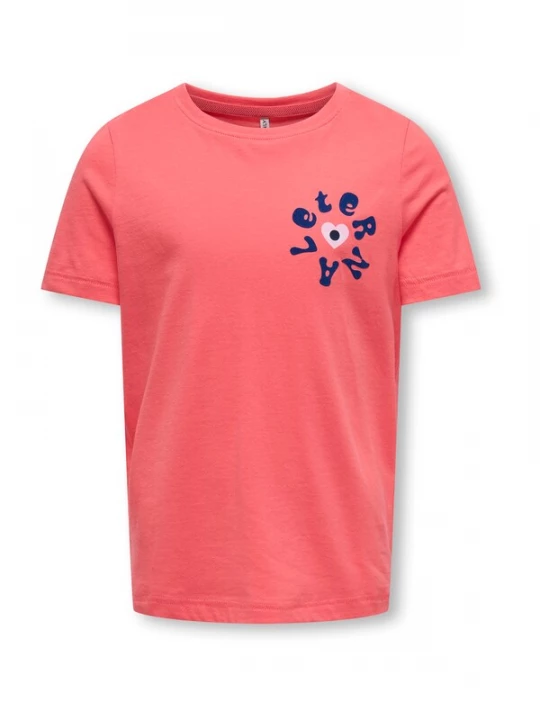 Foto van product ONLY GIRLS Shirt 'KOGHAPPY' marine / framboos / wit