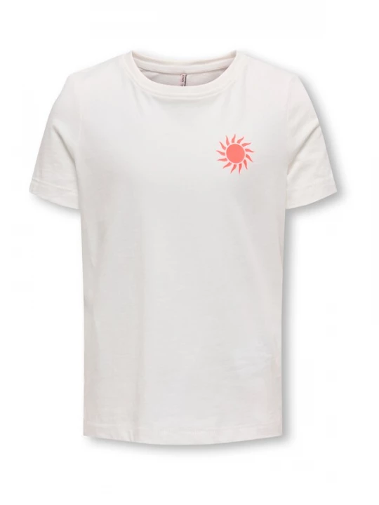 Foto van product ONLY GIRLS Shirt 'KOGHAPPY' navy / lichtblauw / watermeloen rood / wit
