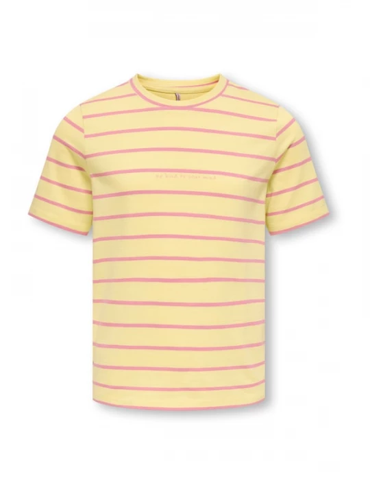 Foto van product ONLY GIRLS Shirt 'KOGHelle' lichtgeel / eosine