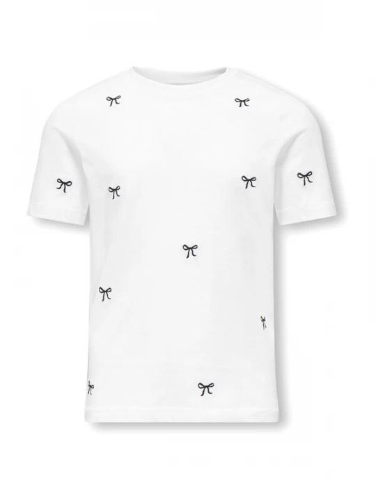 Foto van product ONLY GIRLS Shirt 'KOGKETTY' zwart / wit