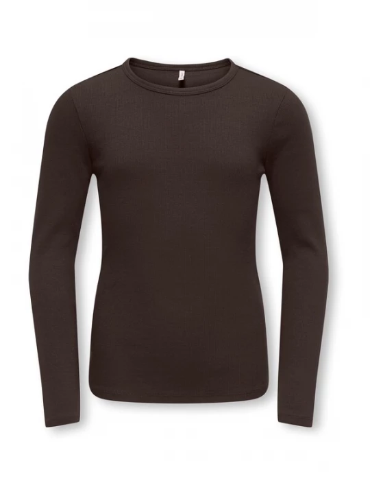 Foto van product ONLY GIRLS Shirt 'KOGLUCKY' bruin