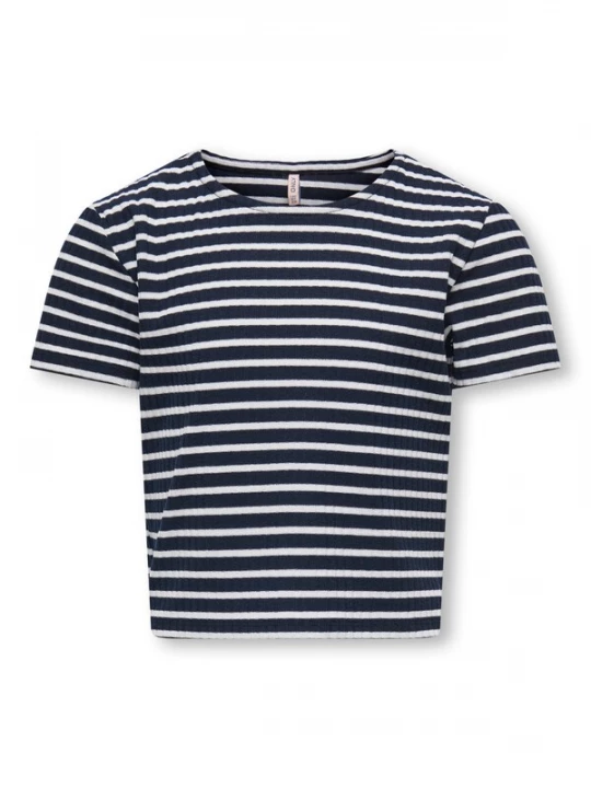 Foto van product ONLY GIRLS Shirt 'KOGNella' marine / wit
