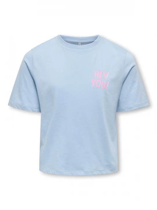 Foto van product ONLY GIRLS Shirt 'KOGRexi' lichtblauw / lichtroze / wit